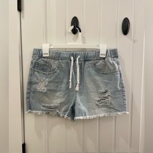 YMI Dream denim pull on shorts